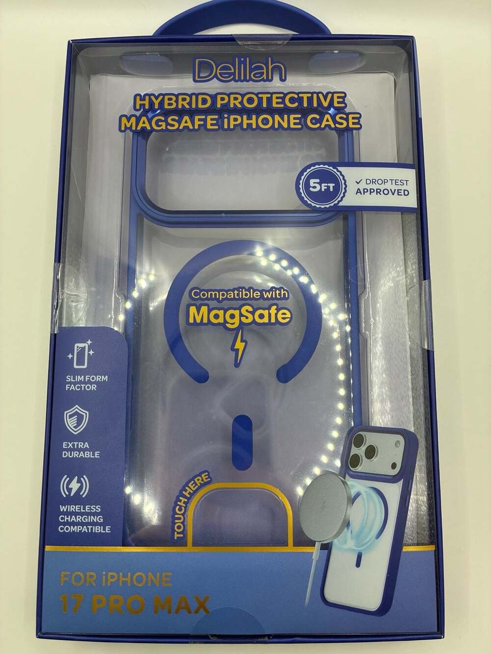 Delilah Hybrid Protective MagSafe iPhone Case for iPhone 17 Pro Max